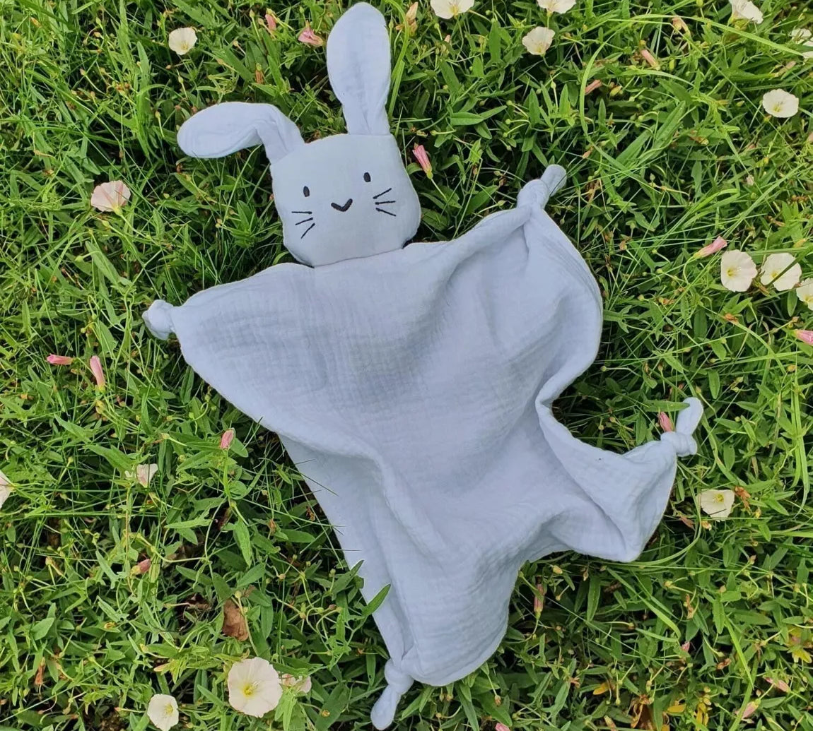 Doudou lapin bio gris GOTS - Magic Môme