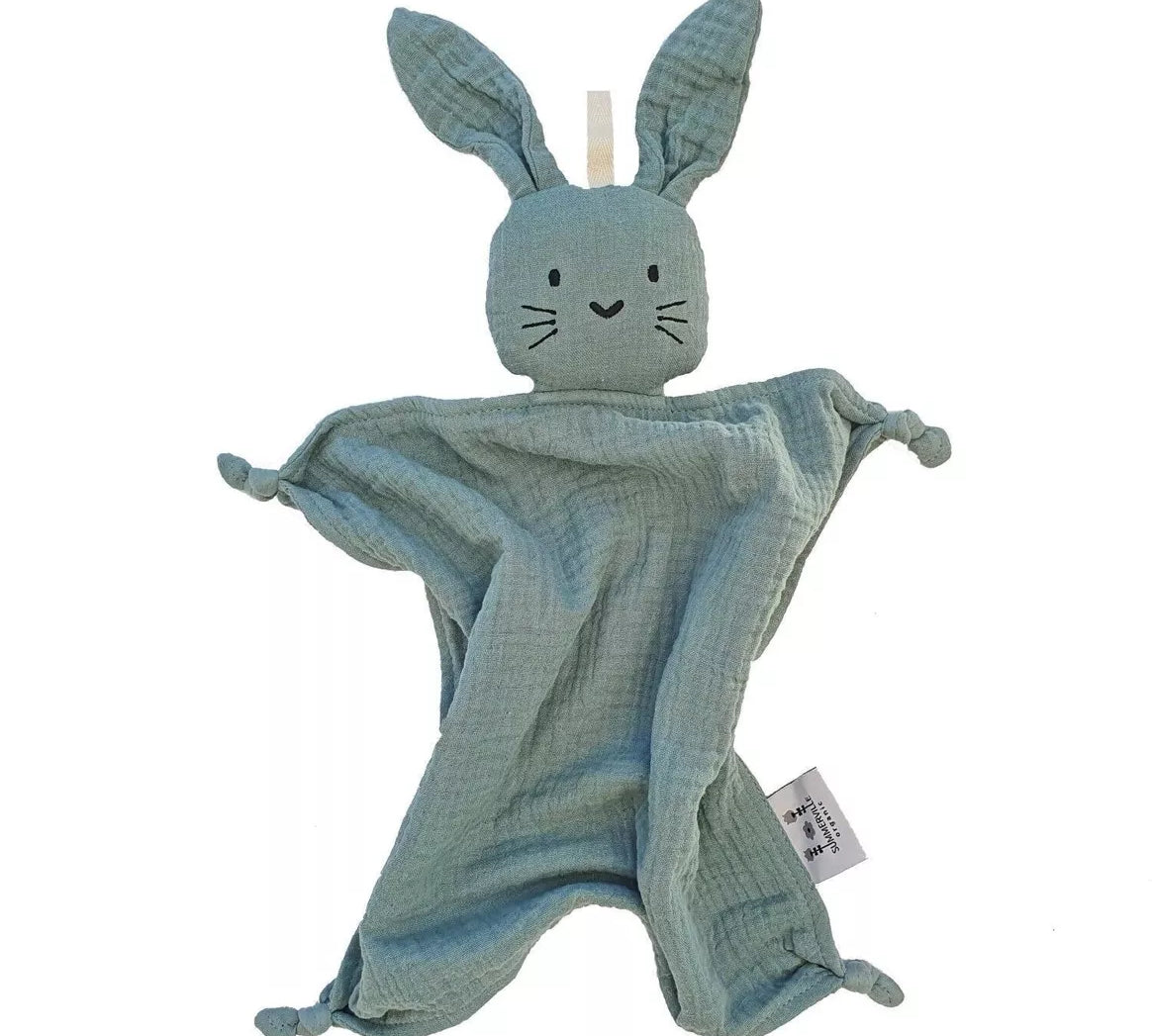 Doudou lapin bio vert GOTS - Magic Môme