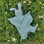 Doudou lapin bio vert GOTS - Magic Môme