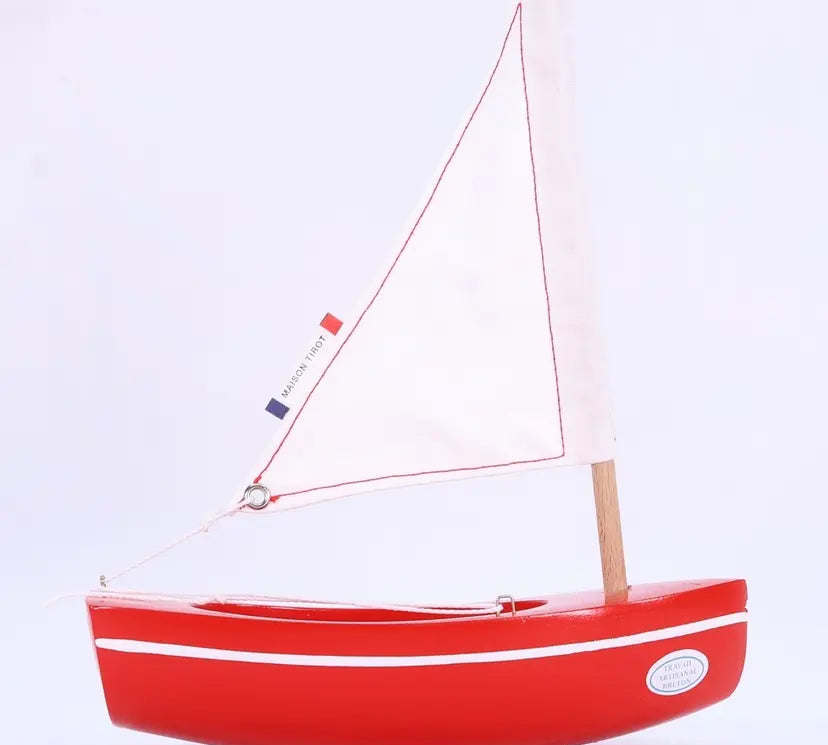 Bateau Le sloop - Rouge  - Magic môme