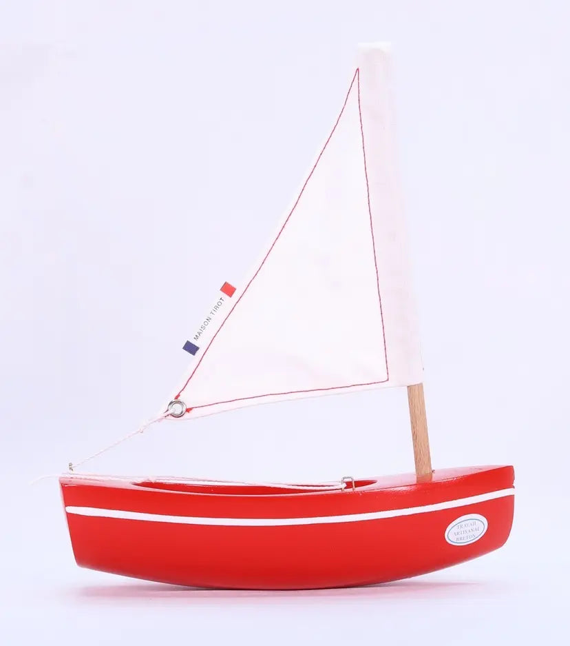 Bateau Le sloop - Rouge  - Magic môme