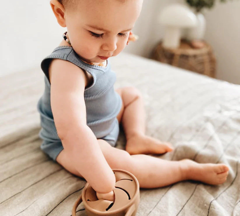 Boîte à goûter en silicone pliable