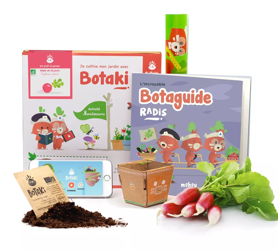 Kit Semis Radis "Crée ton potager maison" - Magic Môme