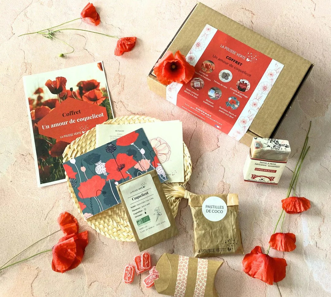 Coffret "Un amour de coquelicot" - Magic Môme