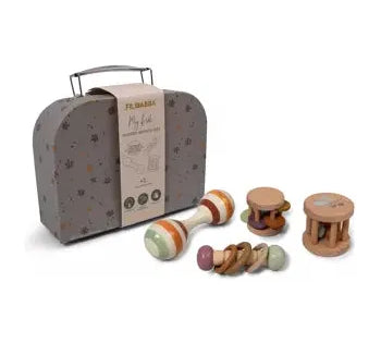 Valisette - 4 jouets sensoriels en bois - Magic Môme