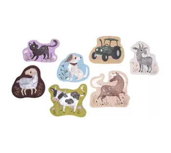 Set de 7 puzzles - Animaux de la ferme - Magic Môme